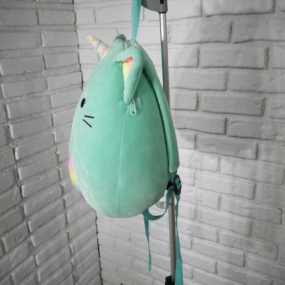 Nicole the Caticorn 12" Original Squishmallows Teal Green Back Pack - Picture 9 of 9